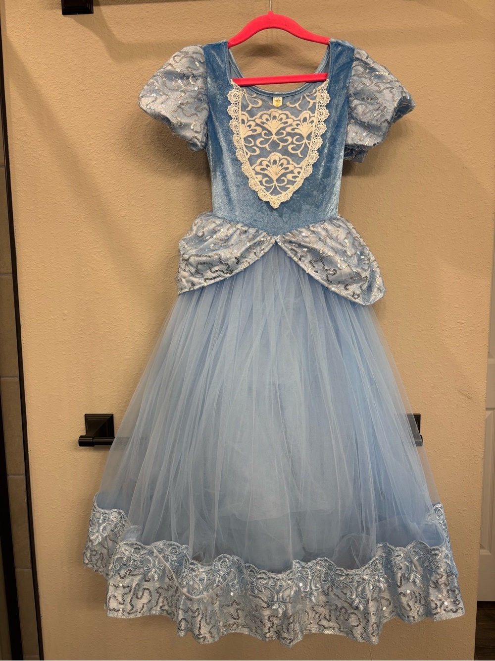 Unk Light Blue Princess Tulle Costume Dress for Kids